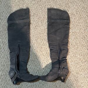 Naughty Monkey Charcoal Over the Knee Boots